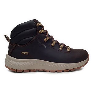 Bota Feminina Cano Alto Waterproof Flutua Batu 08 Café - Macboot