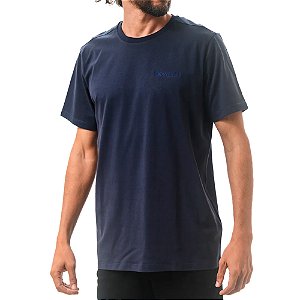 Camiseta Basica Bordada M/C Azul - Columbia