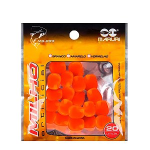 Isca Artificial Milho de PVC Vermelho - Maruri