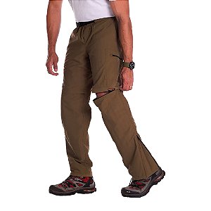 Calça Bermuda Bio Masculina Caqui Escuro - Hard Adventure