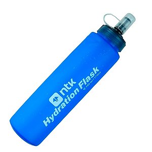 Garrafa Flexível Flask 500ml  Bico Anti Vazamento Azul - NTK