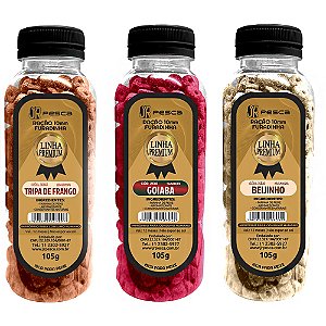 Isca para Pesca Ração Furadinha Premium 10mm - Jr Pesca