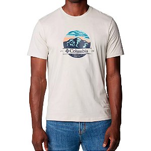 Camiseta Masculina Scoped View Dark Stone - Columbia