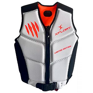 Colete Salva Vidas Homologado Enzo 2.0 Branco/Laranja  - Xfloat