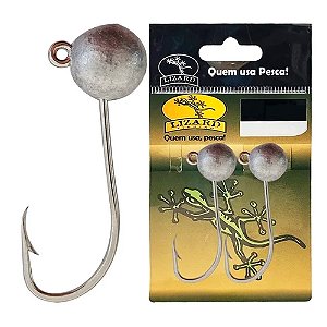Jig Head 635 Nickel com 3 unidades - Lizard
