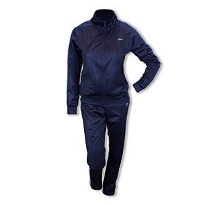 Conjunto de Agasalho Feminino Basic Sports Eclipse/Azul Céu - Speedo