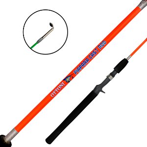 Vara de Pesca para Carretilha Piapara Cast Rod 2 Partes - Ottoni