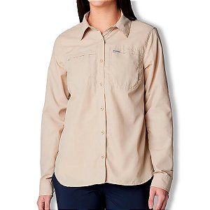 Camisa Feminina Silver Ridge™ 3.0 M/L Ancient Fóssil - Columbia