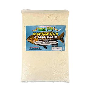 Massa Branca Para Pesca Massaroca A Marvada 1kg - Ideal Fish