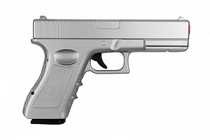 Pistola Airsoft Spring V20 Full Metal 6mm Silver – Vigor