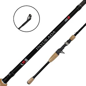 Vara de Pesca para Carretilha Invokada 1,80m Inteiriça - LMS Rods
