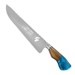 Faca Aço Inox 10'' Cabo Resina Pai - Facas Cascavel