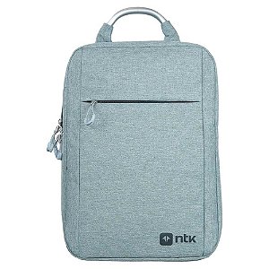Mochila Office Edge em Poliéster 300D Cinza - NTK