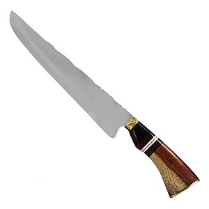 Faca Para Churrasco 10" Madeira / Mesclado - Alma Campeira