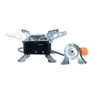 Fogareiro Aço Inox Átomo Sistema Regulagem - Nautika