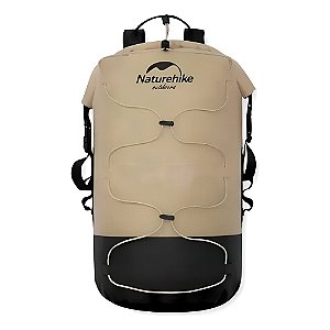 Mochila Estanque Impermeável IPX6 40L Bege - Naturehike