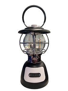 Lanterna Lampião Retro Lamp Para Camping  LED EC6277- Ecooda
