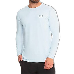 Camiseta Básica UV50+ ML Branco - Oro Adventure