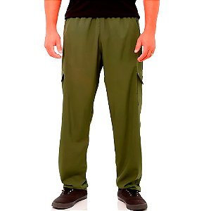 Calça Cargo Masculina Verde Militar - Oro