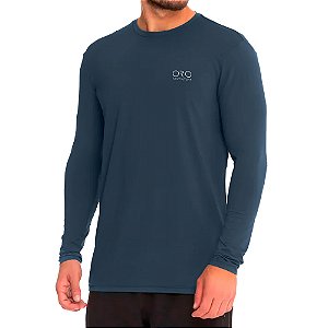 Camiseta Sport Dry Manga Longa UV50+ Marinho - Oro Adventure