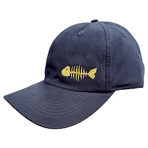 Boné Fish Bones Azul Marinho - Mar Negro