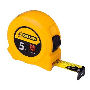 Trena  5mx19mm ABS Amarelo - Collins