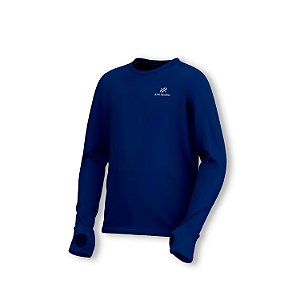 Camiseta Infantil Marinho Manga Longa - Mar Negro