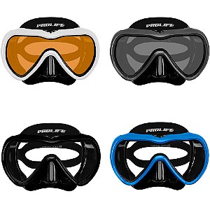 Máscara de Mergulho Antiembaçamento Com Snorkel Atlantic - Prolife