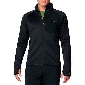 Jaqueta Fleece Masculina Triple Canyon Grid Preto - Columbia