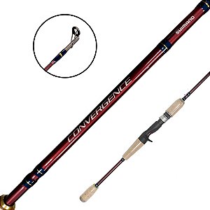 Vara Para Carretilha 4Partes Convergence Peacock Bass 198cm  - Shimano