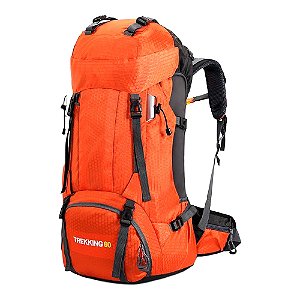 Mochila Cargueira Trekking  Laranja 60 Litros BLSDC60L - Albatroz