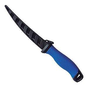 Faca Fileteira Aço Inoxidável Cabo TPR de 5,5'' - Lms Rods