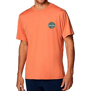 Camiseta Button Stamp Scripted Tuscan Laranja - Columbia