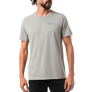 Camiseta Masculina Aurora II M/C Cirrus Grey - Columbia