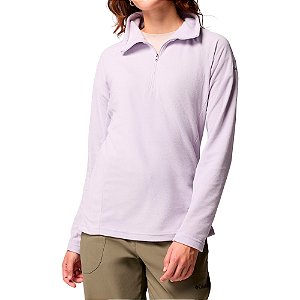 Blusão Fleece Feminino Glacial™ IV 1/2 Zip Lavender Pearl  - Columbia