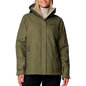 Jaqueta Feminina Bugaboo Fleece Interchange Stone Green Verde - Columbia