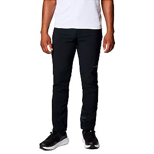 Calça Masculina Titanium Vast Canyon™ Softshell Preta Omini Heat Infinity - Columbia