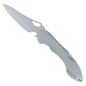 Canivete Gecko 9 Inox c/clip GE9 - Cimo