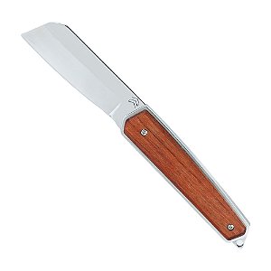 Canivete Navalha Inox Cabo Madeira C/clip NV59CLIP-MAD - Cimo