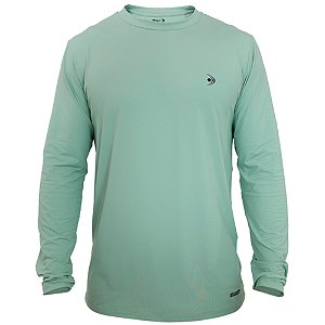 Camiseta Basica Masculina M/L UPF50+ Cor Teos - Fishing Co