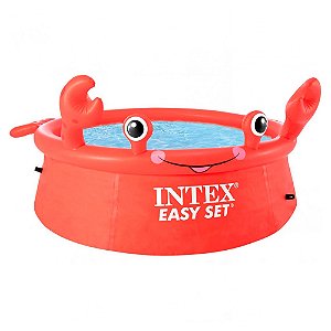 Piscina Infantil Carangueijo 880L Vermelha - Intex
