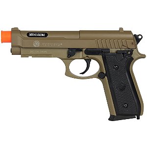 Pistola Airsoft Spring Taurus PT92 Marrom