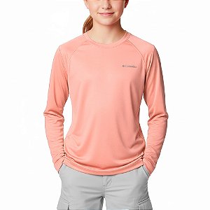 Camiseta Infantil Neblina M/L Tiki Pink - Columbia