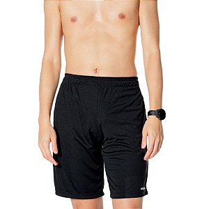Bermuda Tactel Masculina Preto - Snugg