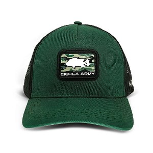 Boné Premium 20 Verde Preto - Presa Viva