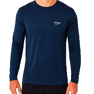 Camiseta M/L UV Protection Marinho - Speedo