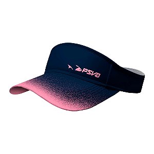 Viseira Feminina 04 Marinho Degrade Rosa - Presa Viva