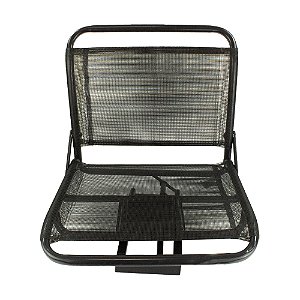 Banco Para Barco Assento/Encosto de Tela Emborrachado Preta Ref.1437 - Narciso