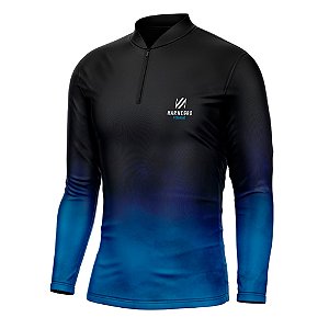 Camiseta De Pesca FPS 50+ Combat Mapa Rios - Mar Negro