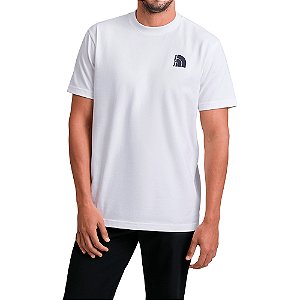 Camiseta Unissex Garment Dye Tee M/C Branca Estampa Preta LA9 - The North Face
